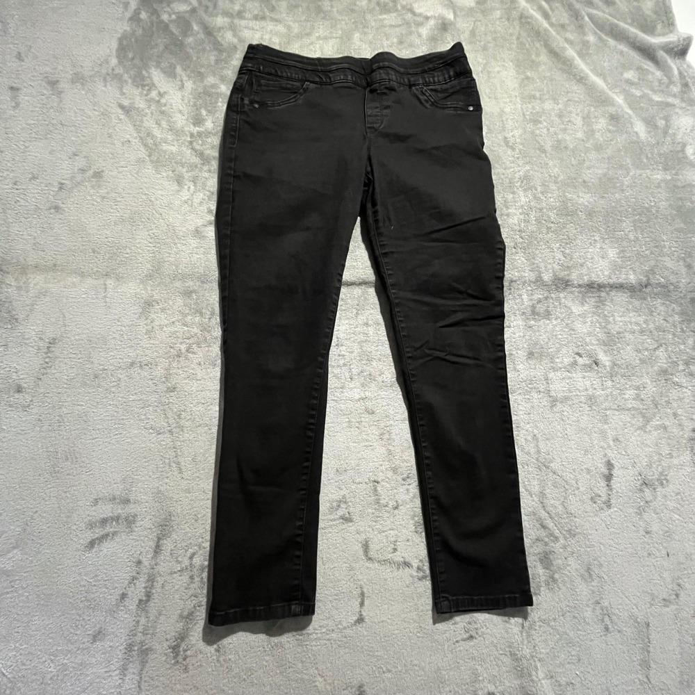 Democracy Ab solution Pants Womens 10 Black Skinny Stretch B178VXSL